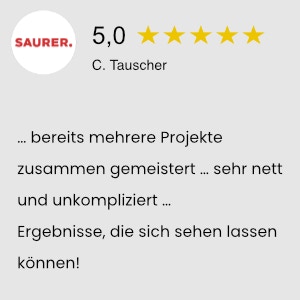 Saurer google rezension